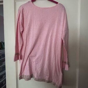 Lilly Pulitzer Soft Pink Knit Top Charla Sweater Coral Reef